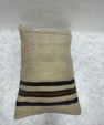 Turkish Hemp Pillow Cushion Natural Beige Brown Pillow Cushion Cover 16" x 24" #30104