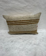 Turkish Hemp Pillow Cushion Natural Beige Rusty Brown Pillow Cushion Cover 16" x 24" #30117
