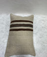 Turkish Hemp Pillow Cushion Natural Beige Brown Pillow Cushion Cover 16" x 24" #30118