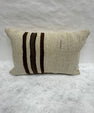Turkish Hemp Pillow Cushion Natural Beige Brown Pillow Cushion Cover 16" x 24" #30167