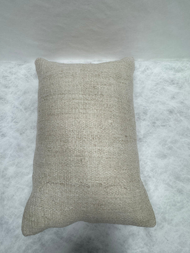 Turkish Hemp Pillow Cushion Natural Beige Pillow Cushion Cover 16" x 24" #30168