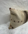 Turkish Hemp Pillow Cushion Natural Beige Brown Pillow Cushion Cover 16" x 24" #30091