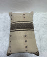 Turkish Hemp Pillow Cushion Natural Beige Brown Pillow Cushion Cover 16" x 24" #30091