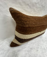 Turkish Hemp Pillow Cushion Natural Beige Brown Pillow Cushion Cover 16" x 24" #30130