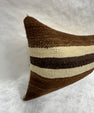 Turkish Hemp Pillow Cushion Natural Beige Brown Pillow Cushion Cover 16" x 24" #30130