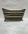 Turkish Hemp Pillow Cushion Natural Beige Black Pillow Cushion Cover 16" x 24" #30093