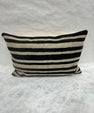 Turkish Hemp Pillow Cushion Natural Beige Black Pillow Cushion Cover 16" x 24" #30093