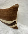 Turkish Hemp Pillow Cushion Natural Beige Brown Pillow Cushion Cover 16" x 24" #30094