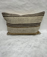 Turkish Hemp Pillow Cushion Natural Beige Brown Pillow Cushion Cover 16" x 24" #30085