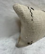Turkish Hemp Pillow Cushion Natural Beige Black Pillow Cushion Cover 16" x 24" #30086