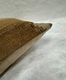 Turkish Hemp Pillow Cushion Natural Olive Green Brown Pillow Cushion Cover 16" x 24" #30101