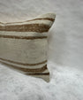 Turkish Hemp Pillow Cushion Natural Beige Brown Pillow Cushion Cover 16" x 24" #30032