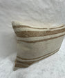 Turkish Hemp Pillow Cushion Natural Beige Brown Pillow Cushion Cover 16" x 24" #30032