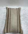 Turkish Hemp Pillow Cushion Natural Beige Brown Pillow Cushion Cover 16" x 24" #30032