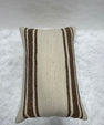 Turkish Hemp Pillow Cushion Natural Beige Brown Pillow Cushion Cover 16" x 24" #30105