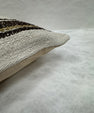 Turkish Hemp Pillow Cushion Natural Beige Black Pillow Cushion Cover 16" x 24" #30102
