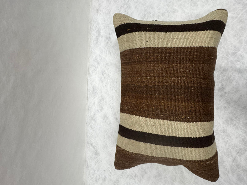 Turkish Hemp Pillow Cushion Natural Beige Brown Pillow Cushion Cover 16" x 24" #30169