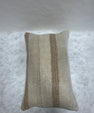 Turkish Hemp Pillow Cushion Natural Beige Rust Pillow Cushion Cover 16" x 24" #30059