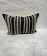 Turkish Hemp Pillow Cushion Natural Beige Black Pillow Cushion Cover 16" x 24" #30060