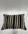 Turkish Hemp Pillow Cushion Natural Beige Black Pillow Cushion Cover 16" x 24" #30060