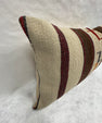 Turkish Hemp Pillow Cushion Natural Beige Brown Pillow Cushion Cover 16" x 24" #30061