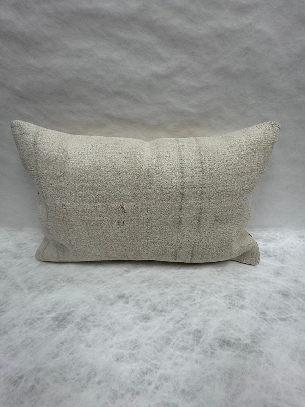 Turkish Hemp Pillow Cushion Natural Beige Pillow Cushion Cover 16" x 24" #30073