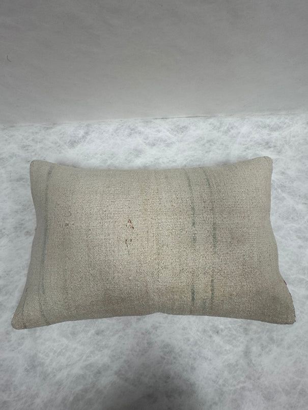 Turkish Hemp Pillow Cushion Natural Beige Pillow Cushion Cover 16" x 24" #30073