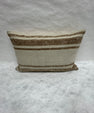 Turkish Hemp Pillow Cushion Natural Beige Brown Pillow Cushion Cover 16" x 24" #30062