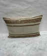 Turkish Hemp Pillow Cushion Natural Beige Brown Pillow Cushion Cover 16" x 24" #30062