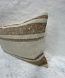 Turkish Hemp Pillow Cushion Natural Beige Brown Pillow Cushion Cover 16" x 24" #30062