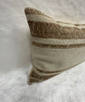 Turkish Hemp Pillow Cushion Natural Beige Brown Pillow Cushion Cover 16" x 24" #30062