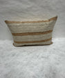 Turkish Hemp Pillow Cushion Natural Beige Rusty Brown Pillow Cushion Cover 16" x 24" #30074