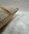 Turkish Hemp Pillow Cushion Natural Beige Rusty Brown Pillow Cushion Cover 16" x 24" #30074