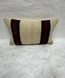 Turkish Hemp Pillow Cushion Natural Black Red Pillow Cushion Cover 16" x 24" #30076