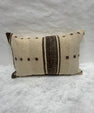 Turkish Hemp Pillow Cushion Natural Beige Dark Brown Pillow Cushion Cover 16" x 24" #30063