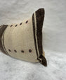 Turkish Hemp Pillow Cushion Natural Beige Dark Brown Pillow Cushion Cover 16" x 24" #30063