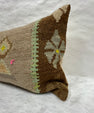 Turkish Hemp Pillow Cushion Natural Brown Green Pillow Cushion Cover 16" x 24" #30072
