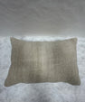 Turkish Hemp Pillow Cushion Natural Beige Pillow Cushion Cover 16" x 24" #30057