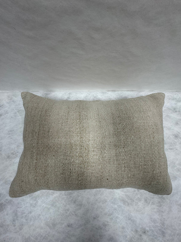Turkish Hemp Pillow Cushion Natural Beige Pillow Cushion Cover 16" x 24" #30057