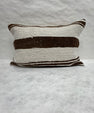 Turkish Hemp Pillow Cushion Natural Ivory Brown Pillow Cushion Cover 16" x 24" #30078