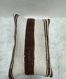 Turkish Hemp Pillow Cushion Natural Ivory Brown Pillow Cushion Cover 16" x 24" #30078