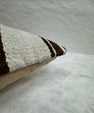Turkish Hemp Pillow Cushion Natural Ivory Brown Pillow Cushion Cover 16" x 24" #30078