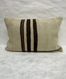 Turkish Hemp Pillow Cushion Natural Beige Brown Pillow Cushion Cover 16" x 24" #30156