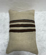 Turkish Hemp Pillow Cushion Natural Beige Brown Pillow Cushion Cover 16" x 24" #30156