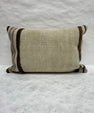 Turkish Hemp Pillow Cushion Natural Beige Brown Pillow Cushion Cover 16" x 24" #30058