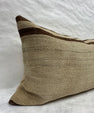 Turkish Hemp Pillow Cushion Natural Beige Brown Pillow Cushion Cover 16" x 24" #30129