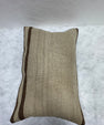 Turkish Hemp Pillow Cushion Natural Beige Brown Pillow Cushion Cover 16" x 24" #30129