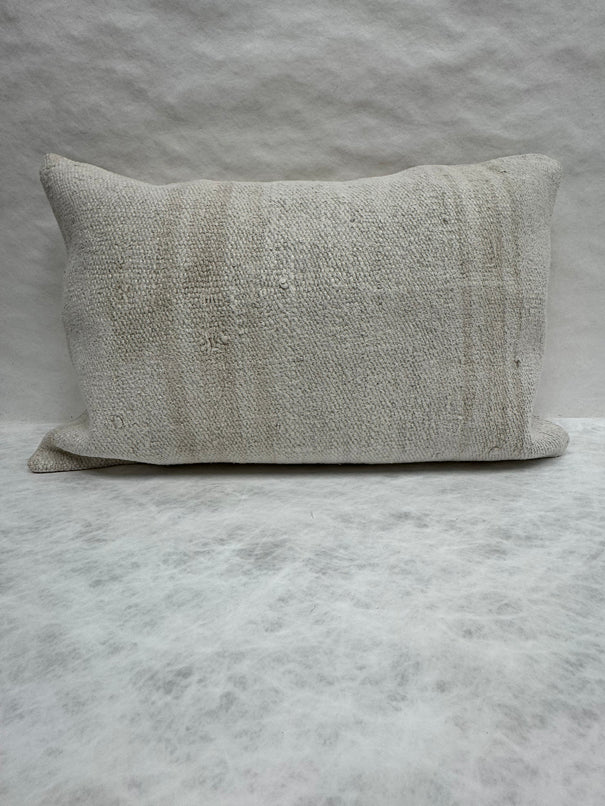 Turkish Hemp Pillow Cushion Natural Beige Pillow Cushion Cover 16" x 24" #30088