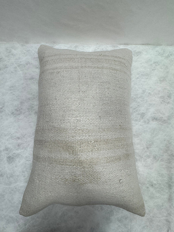 Turkish Hemp Pillow Cushion Natural Beige Pillow Cushion Cover 16" x 24" #30088
