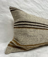 Turkish Hemp Pillow Cushion Natural Beige Brown Pillow Cushion Cover 16" x 24" #30158